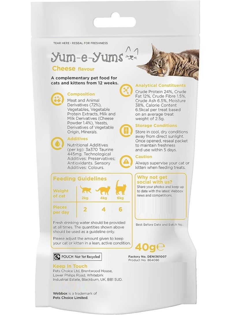 ويبوكس مكافآت يوم إي يومز بالجبنة للقطط 40 غرام - Image 2